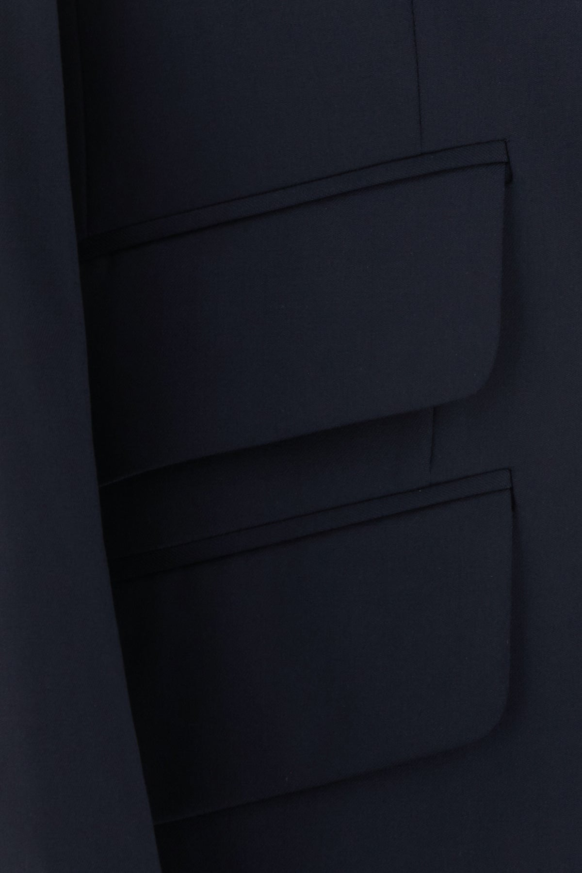 Navy blue wool blazer - 3
