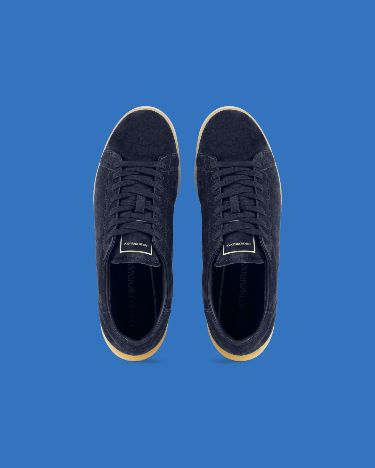 ASV BLACK BLUE CAPSULE COLLECTION SUEDE SNEAKERS - 3