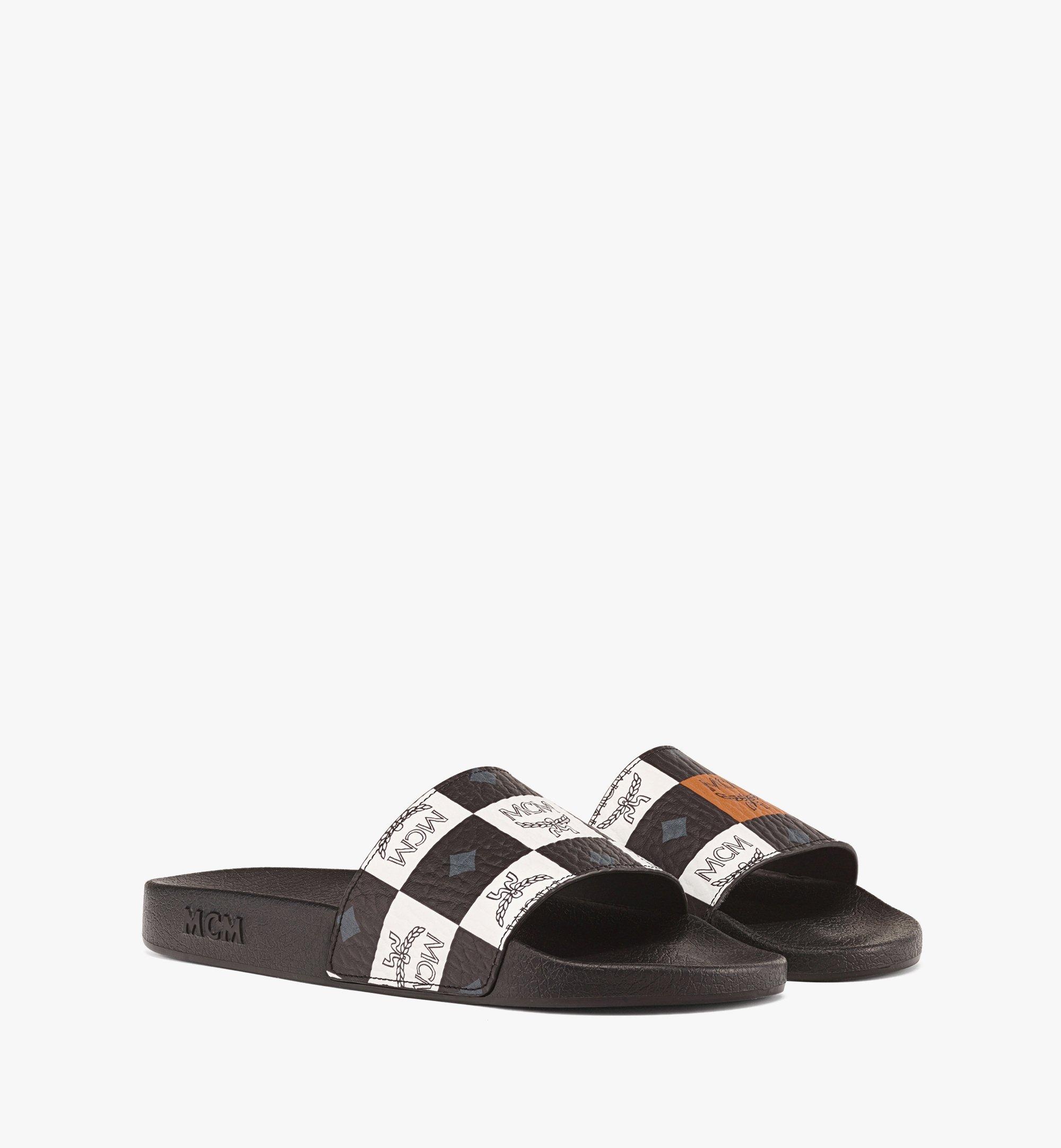 Women’s Checkerboard Visetos Slides - 1