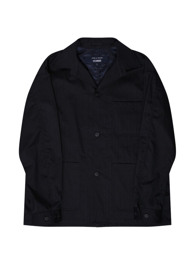 notched-lapel patch-pocket jacket 1