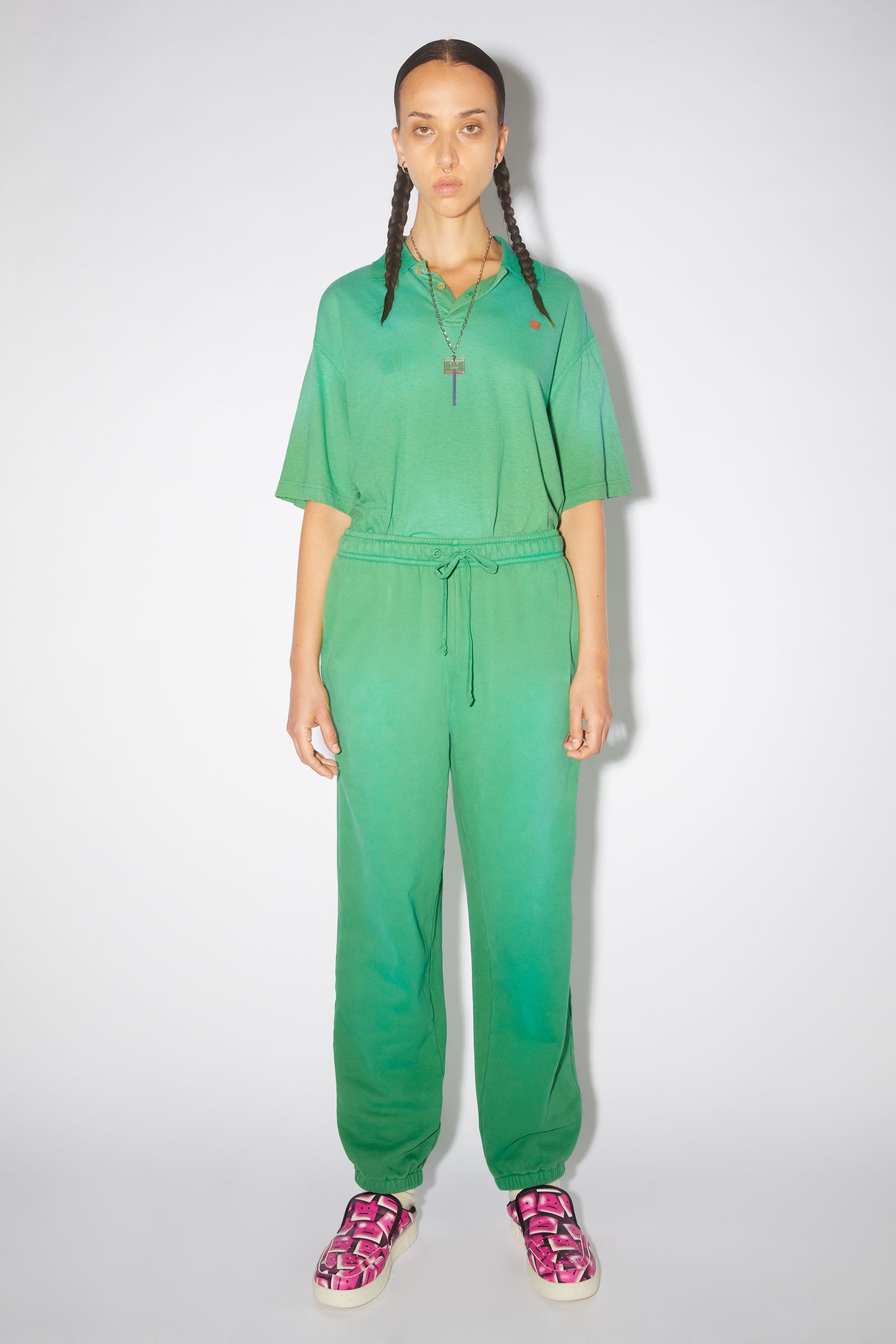 Cotton sweatpants - Grass green - 2