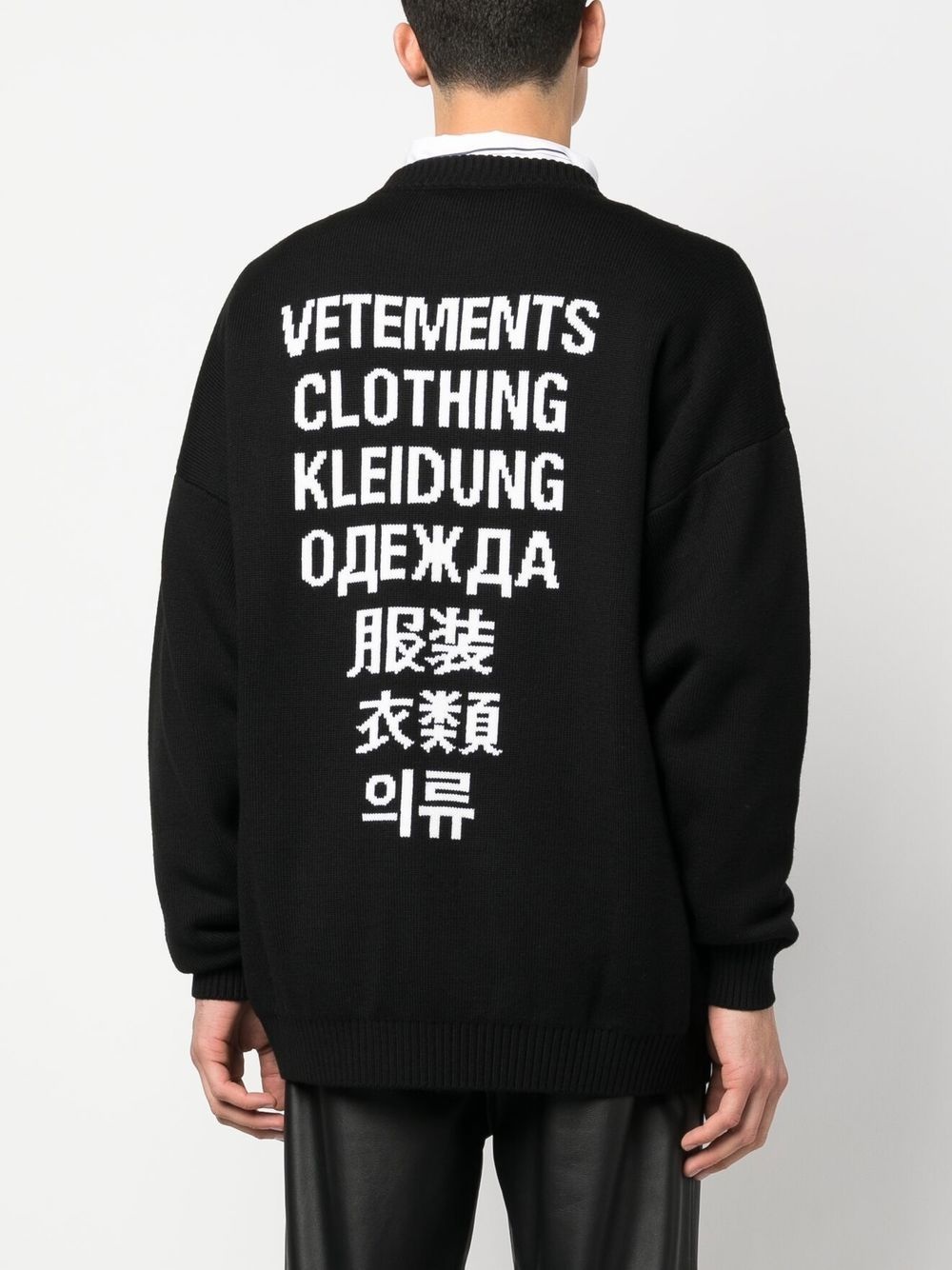 graphic-print long sleeved sweatshirt - 4