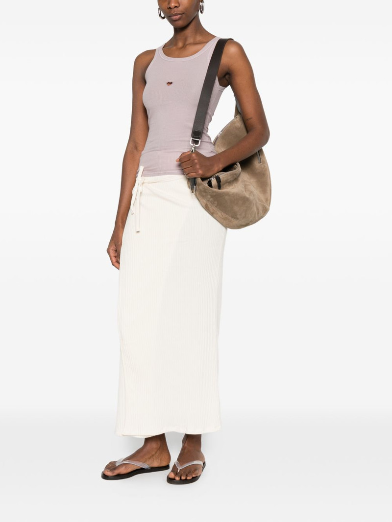 BASERANGE heart ribbed tank top outlook