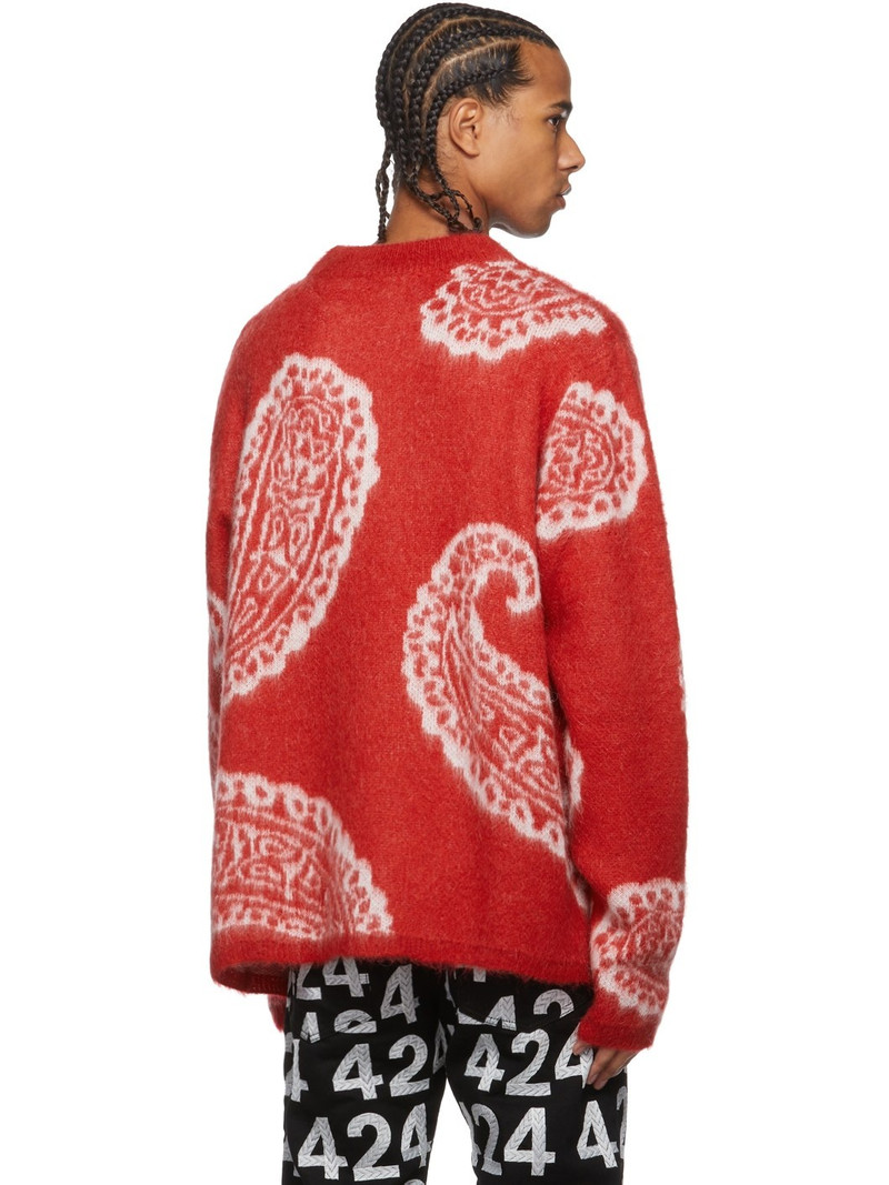 Red Paisley Sweater 3