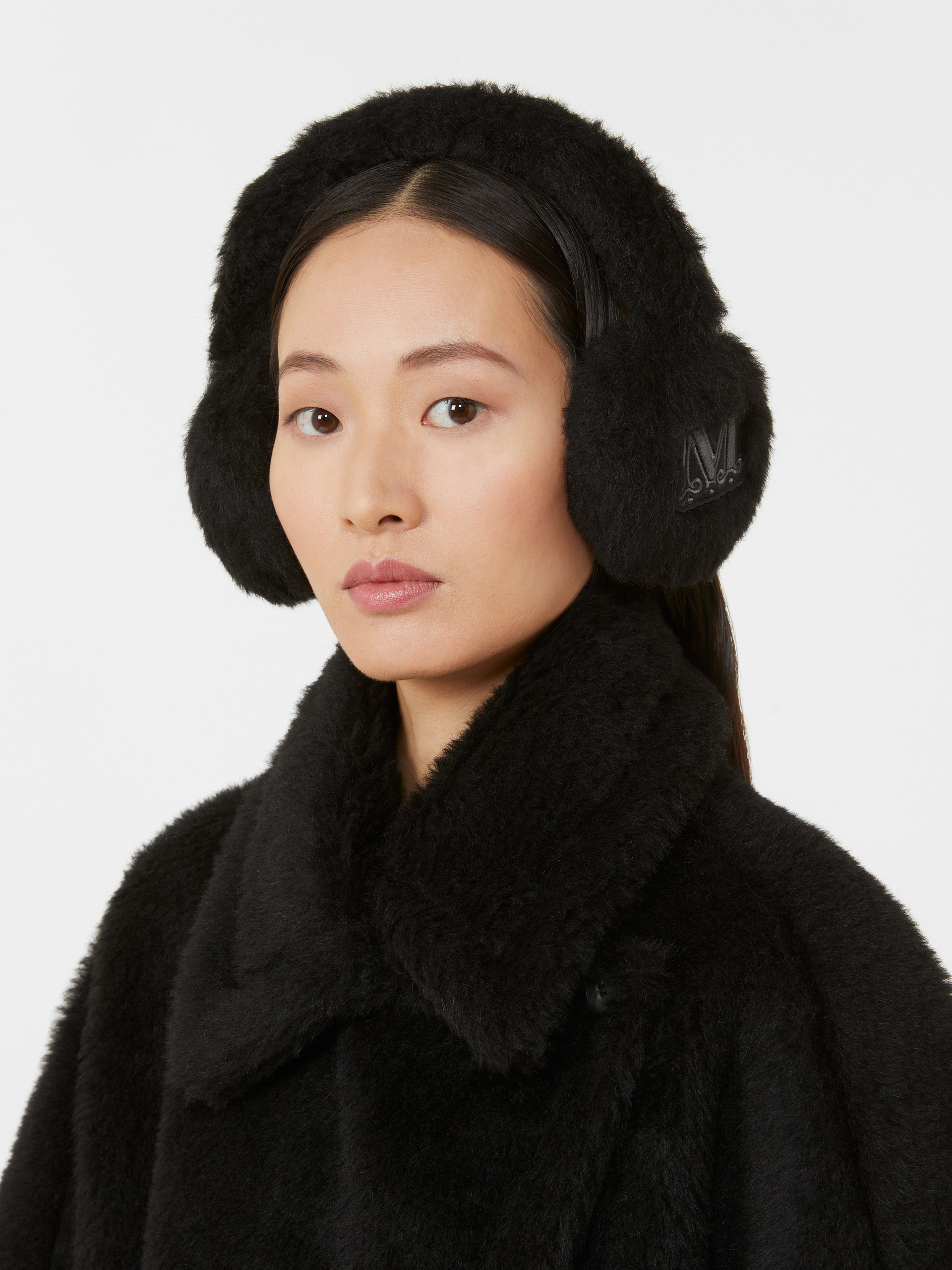 MUFFY1 Alpaca and wool Teddy fabric earmuffs - 4