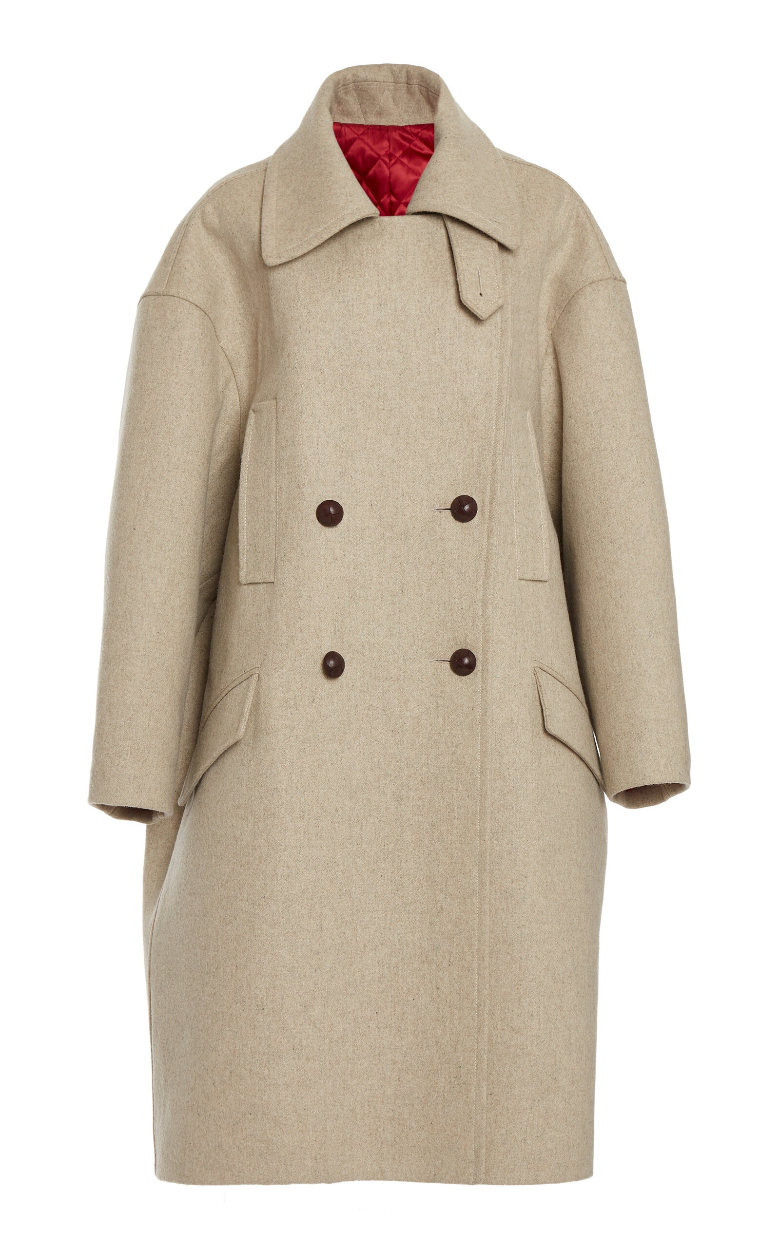 Fabiola Wool Coat neutral - 1