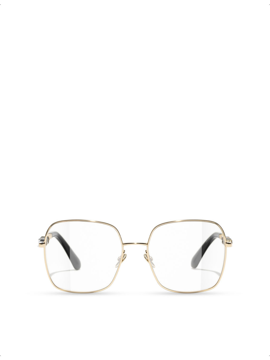 CH2215 Square-Frame Metal Optical Glasses - 1