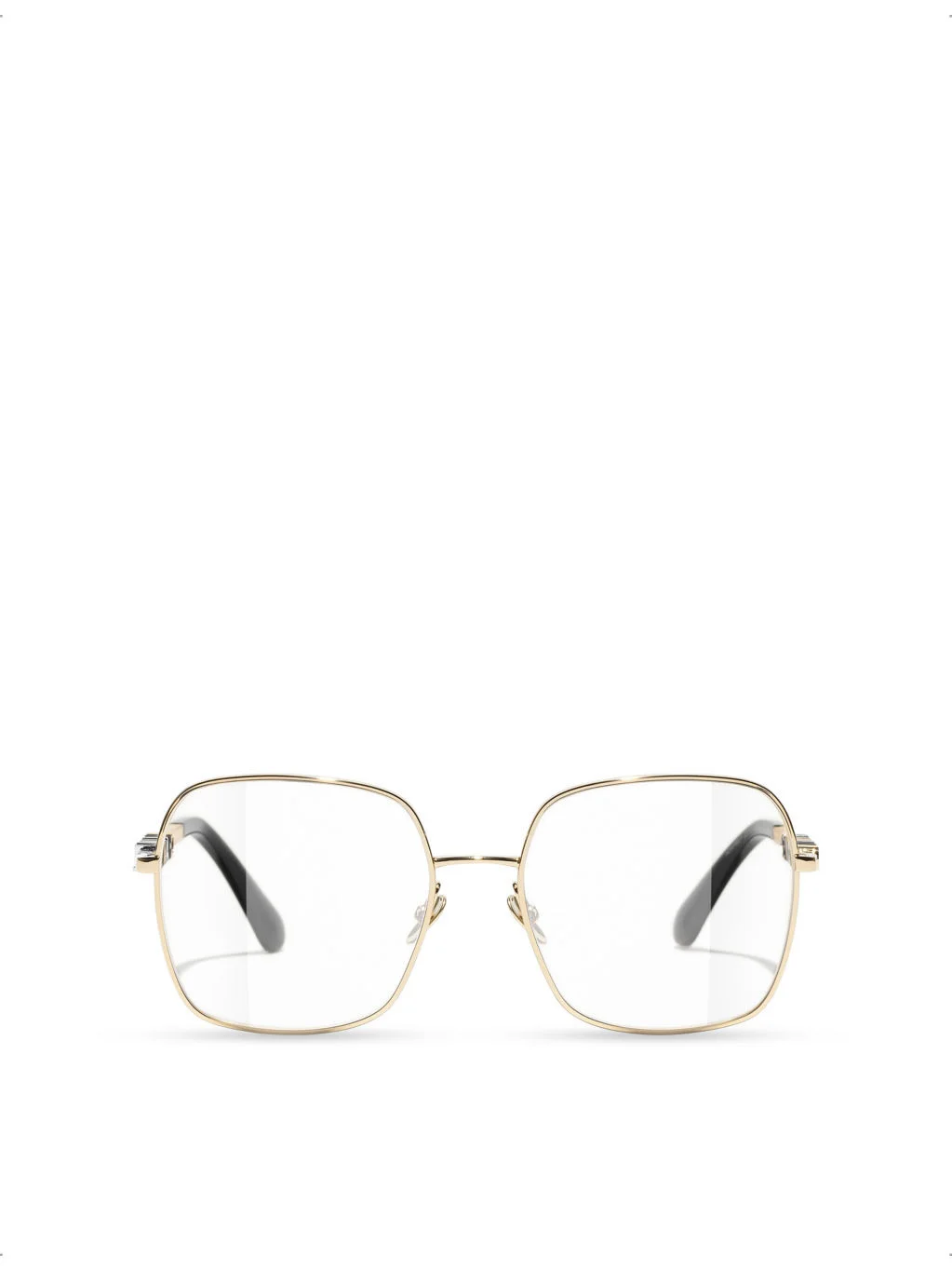 CH2215 Square-Frame Metal Optical Glasses - 1