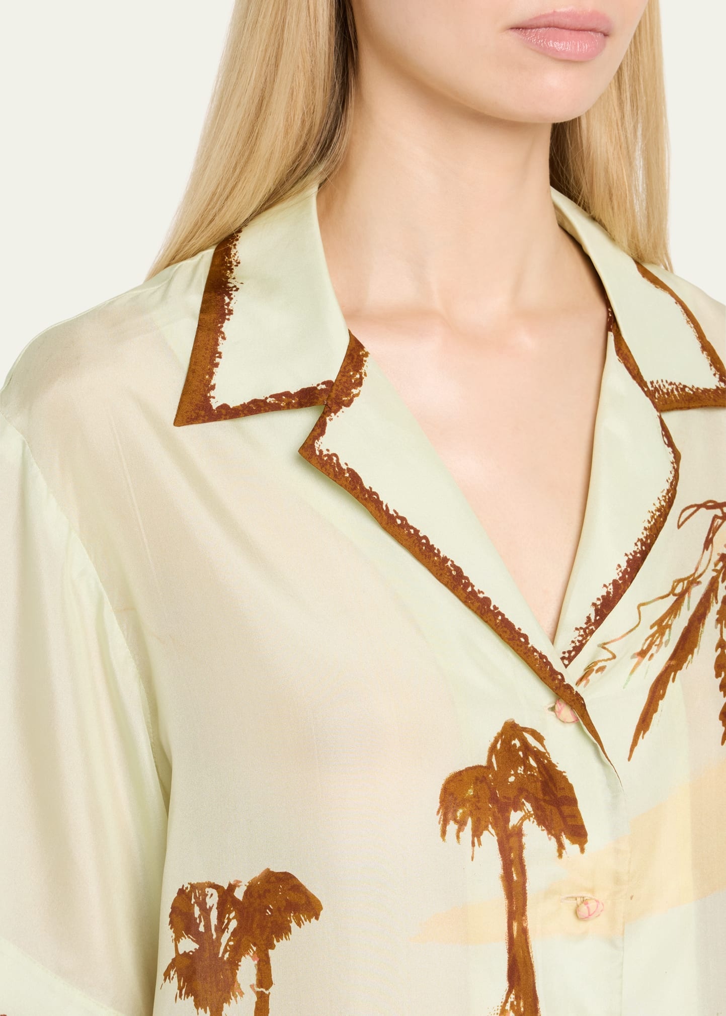 Tropicana Coco Button-Front Shirt - 5