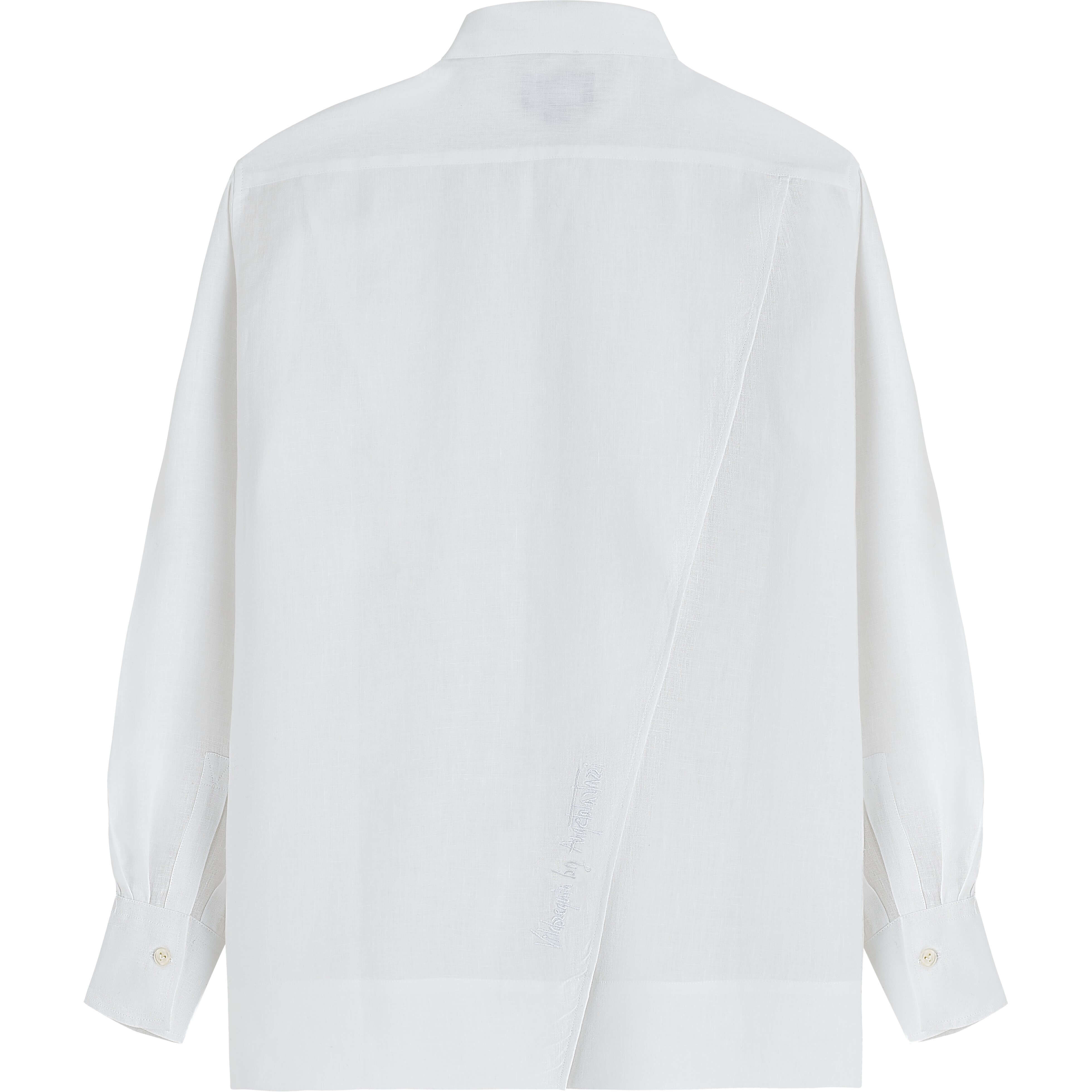 Women Solid Linen Shirt- Vilebrequin x Angelo Tarlazzi - 2