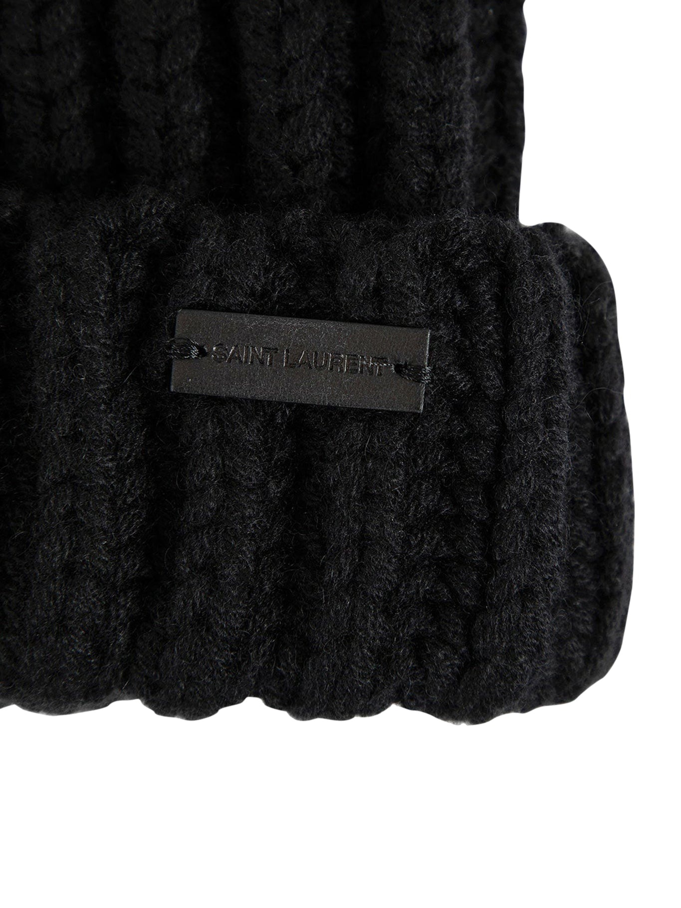 100% CASHMERE KNIT HAT - 3