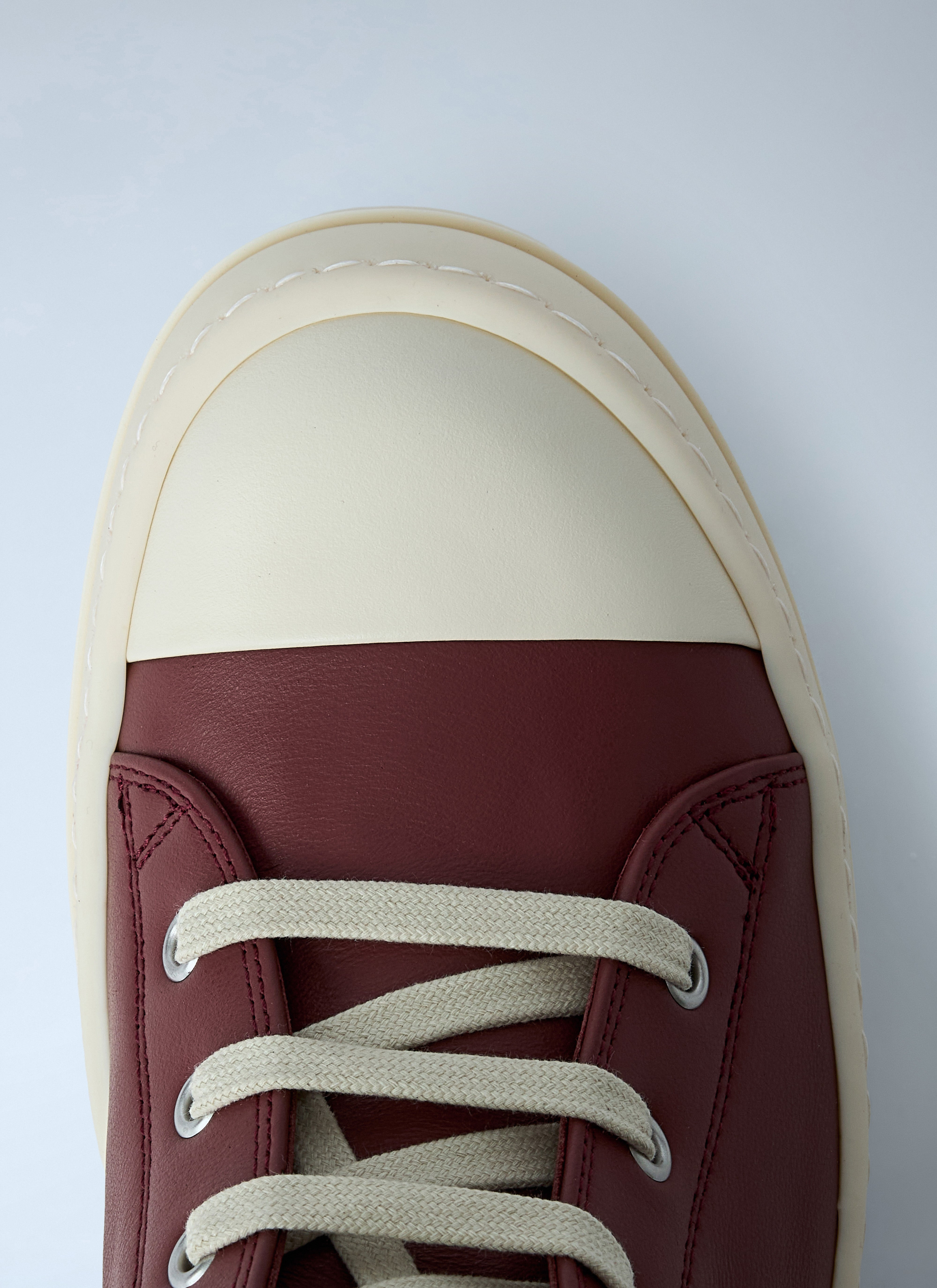 Rick Owens Women Leather High-Top Sneakers - 6