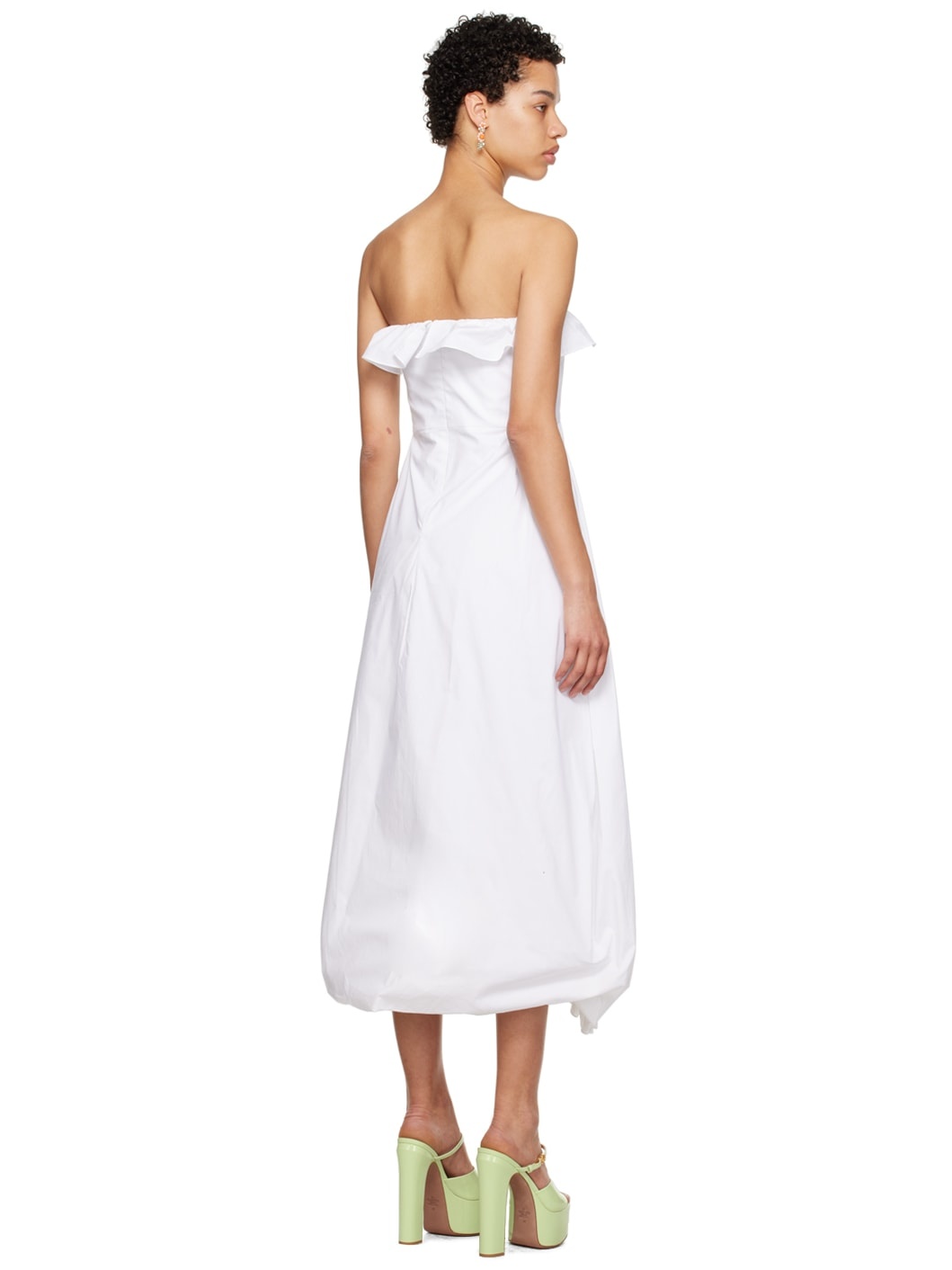White Sylvia Maxi Dress - 3