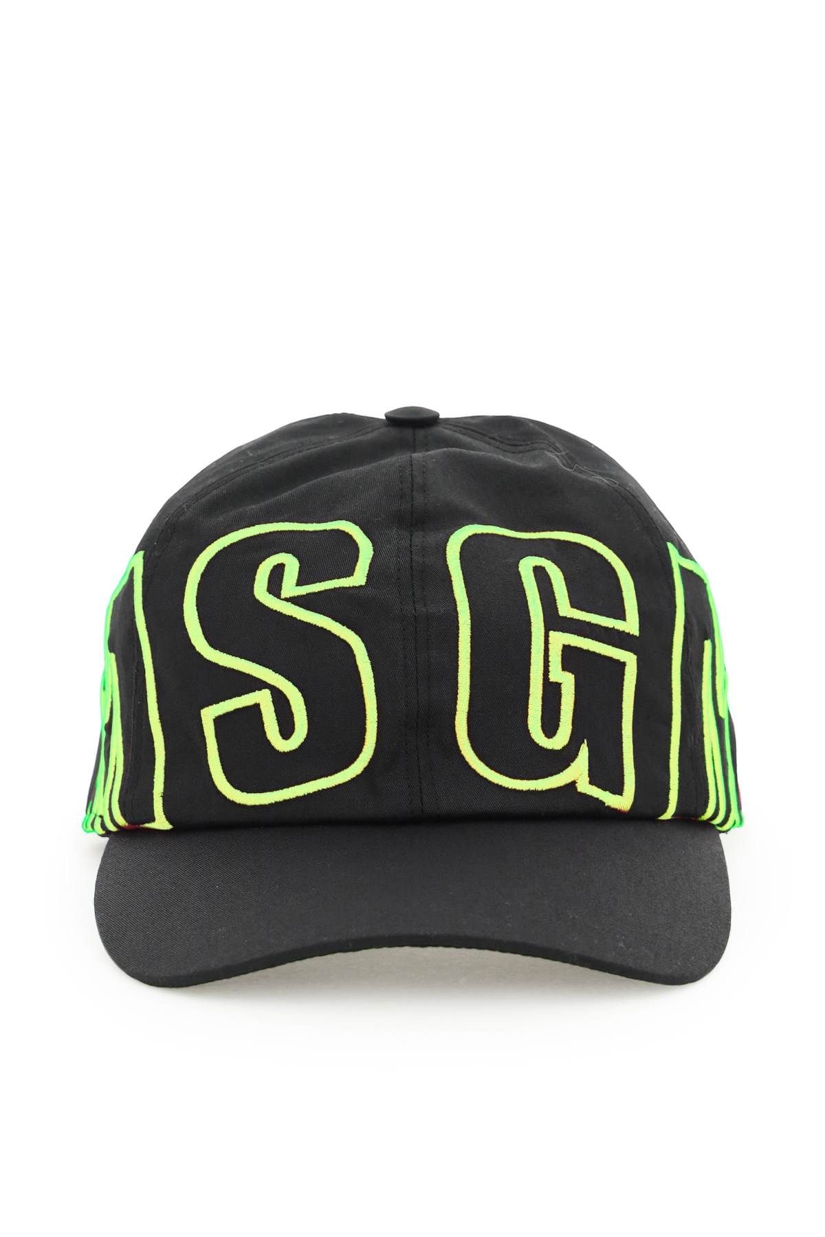 FLUO LOGO BASEBALL CAP - 1