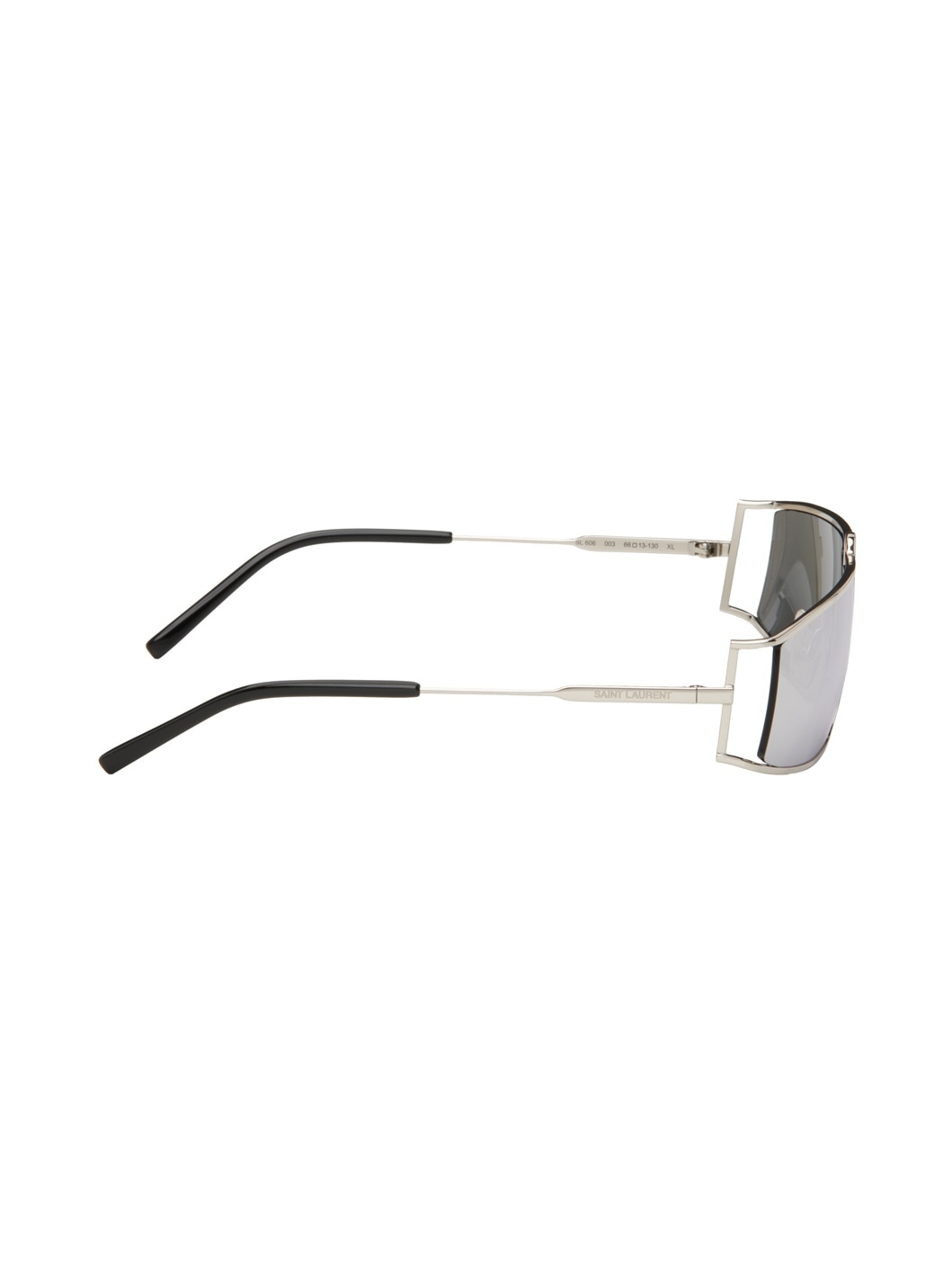 SSENSE Exclusive Silver SL 606 Sunglasses - 2