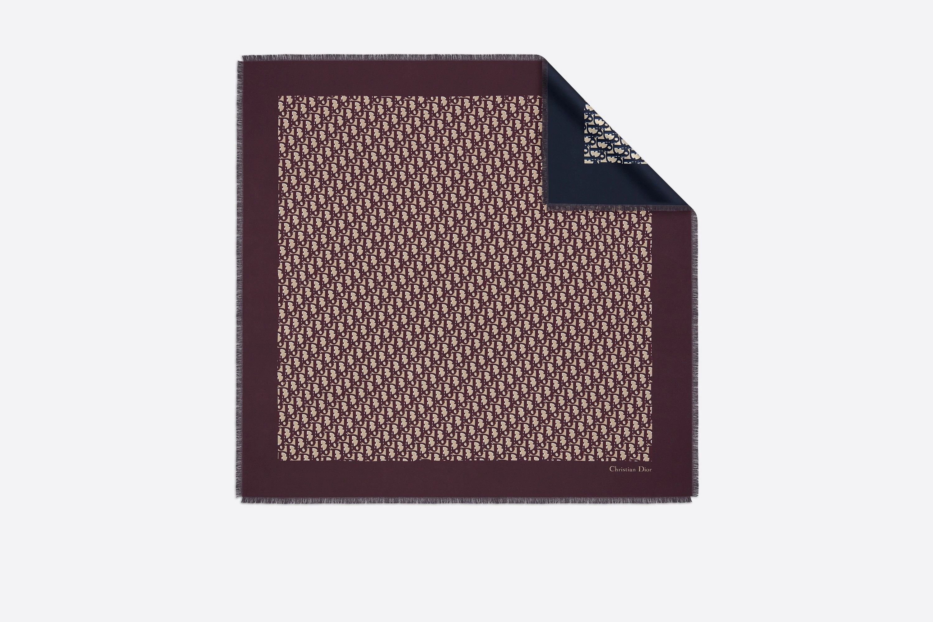 Dior Oblique Diortwin Square Scarf - 1