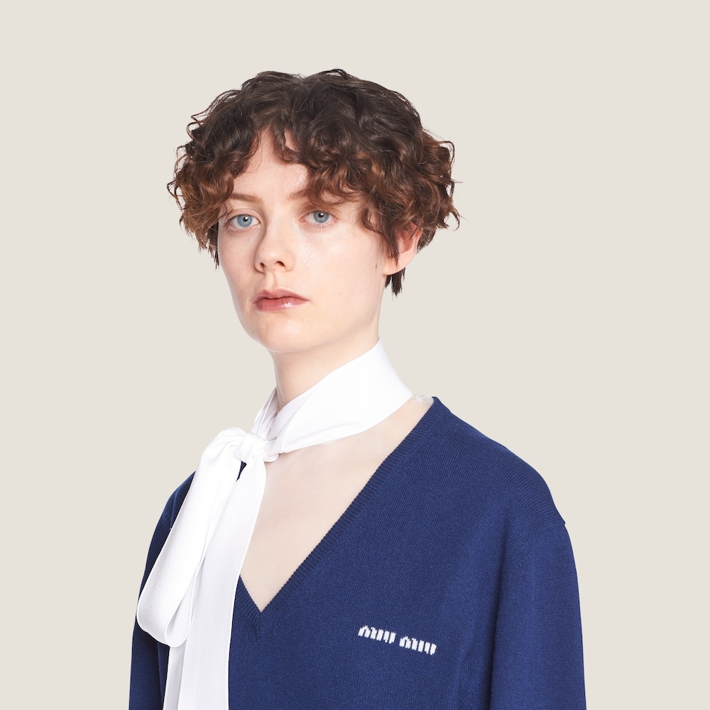 Cashmere sweater with logo - 3