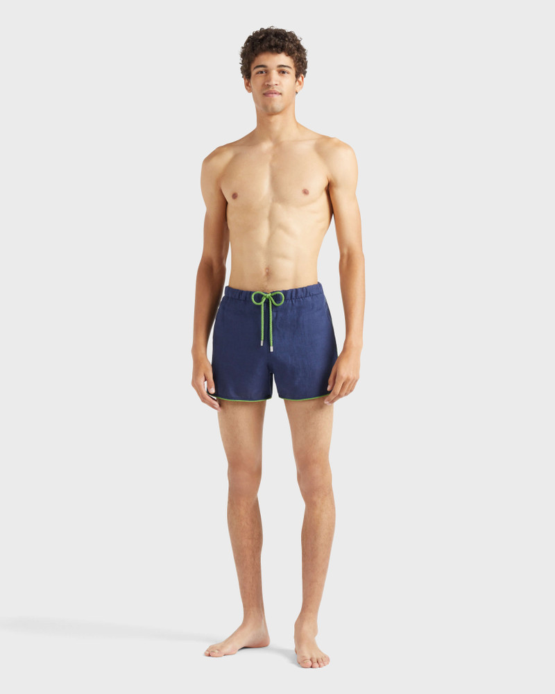 Vilebrequin Men Linen Swim Trunks Solid outlook