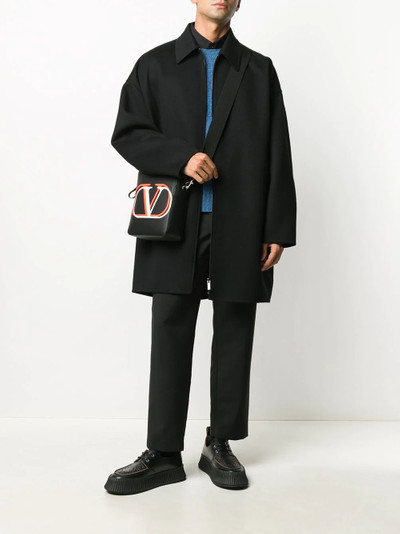 Valentino zip-up trench coat outlook