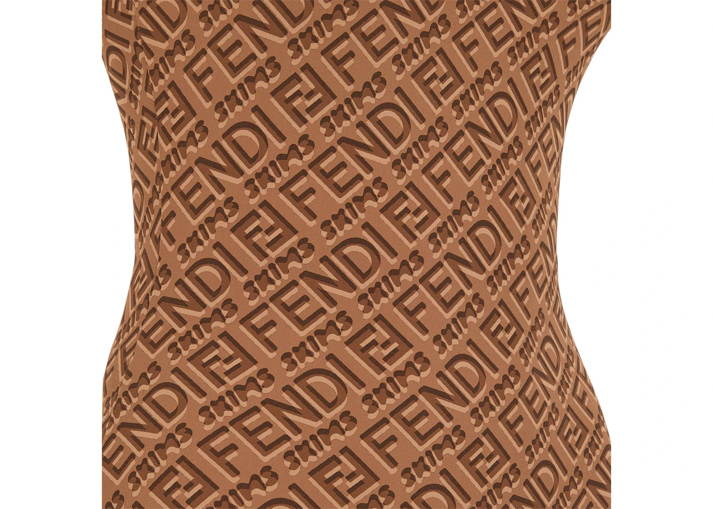 Fendi x SKIMS Sleeveless Mid Thigh Bodysuit California - 3