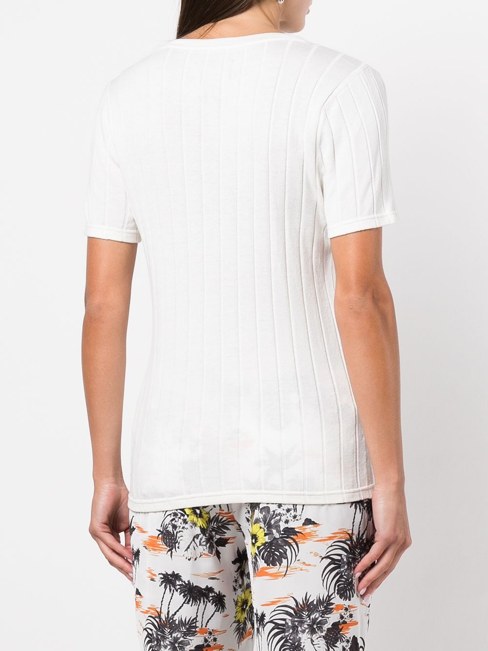 Flavia silk-cotton T-shirt - 4