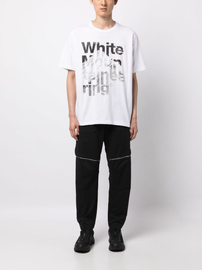 White Mountaineering logo-print cotton T-shirt outlook