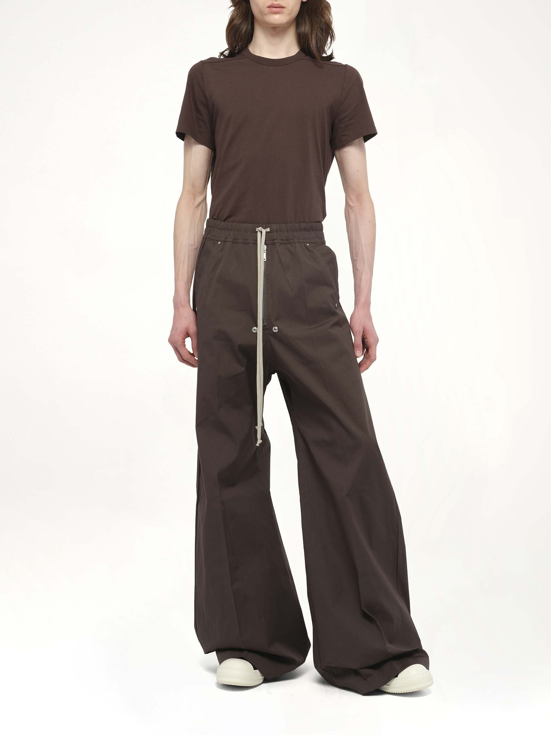 Wide Bela Pants in Dark Dust - 4