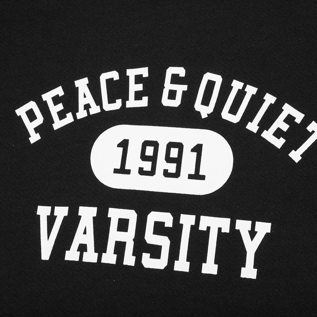 VARSITY HOODIE - BLACK - 3