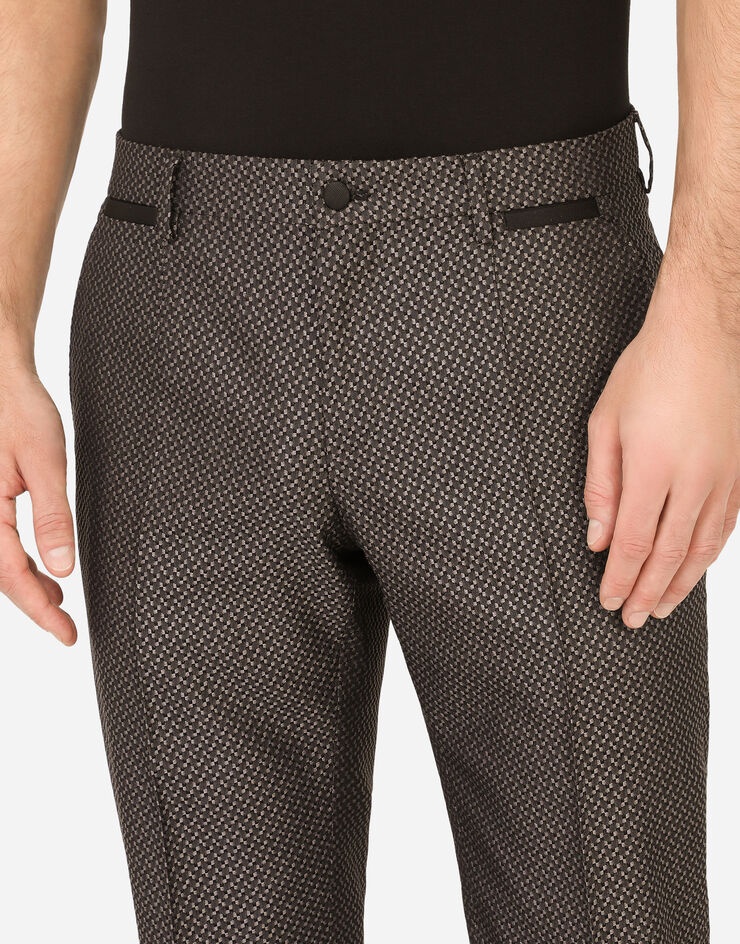 Tailored jacquard pants - 4