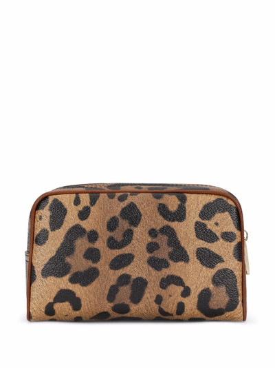 Dolce & Gabbana leopard-print make up bag outlook