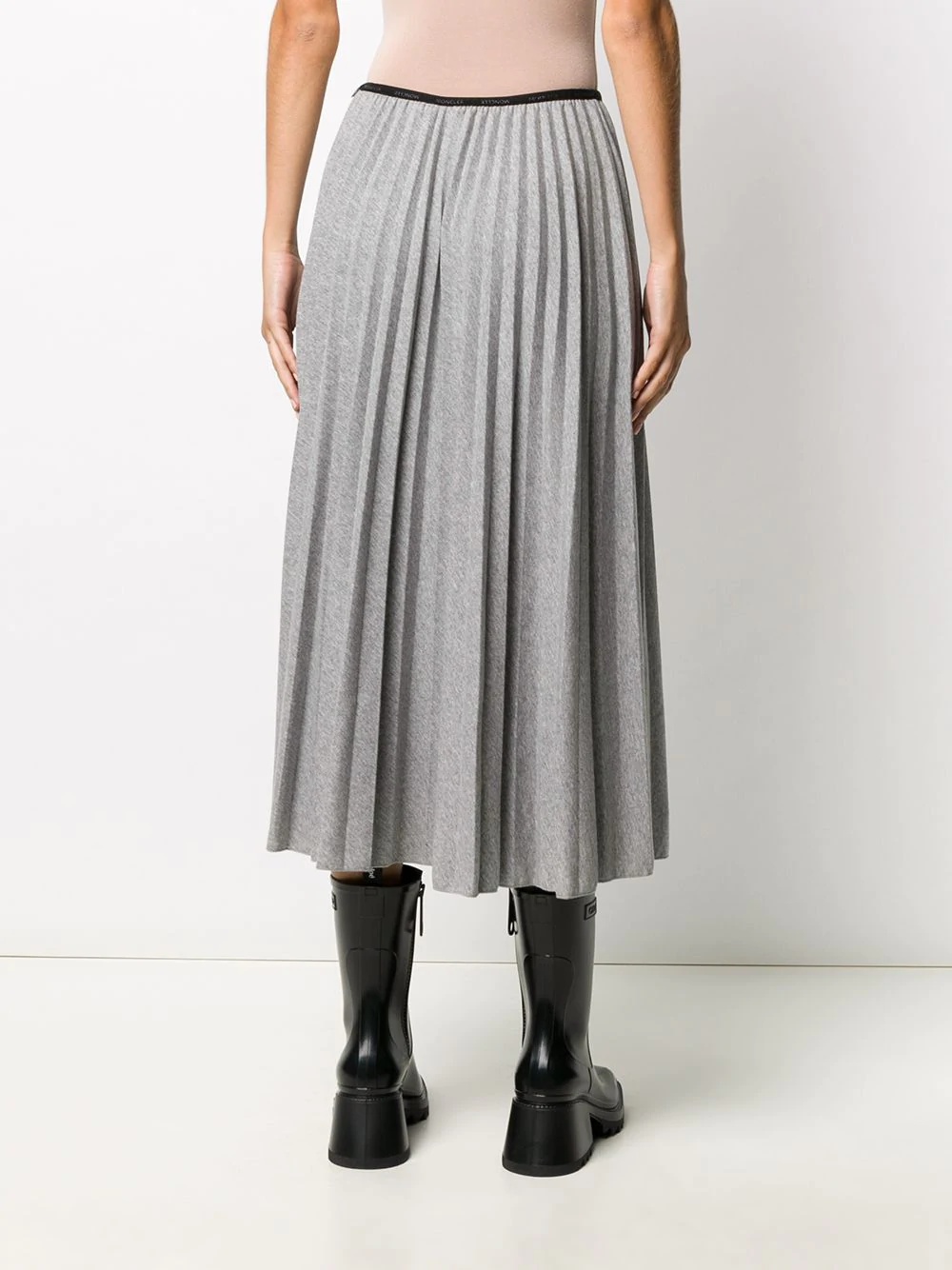 pleated midi skirt - 4