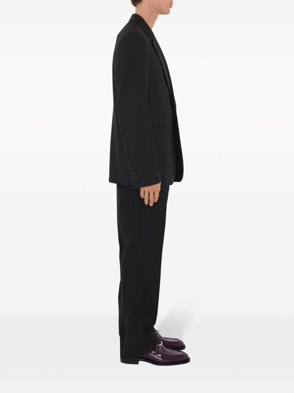 Burberry single-breasted wool blazer | REVERSIBLE