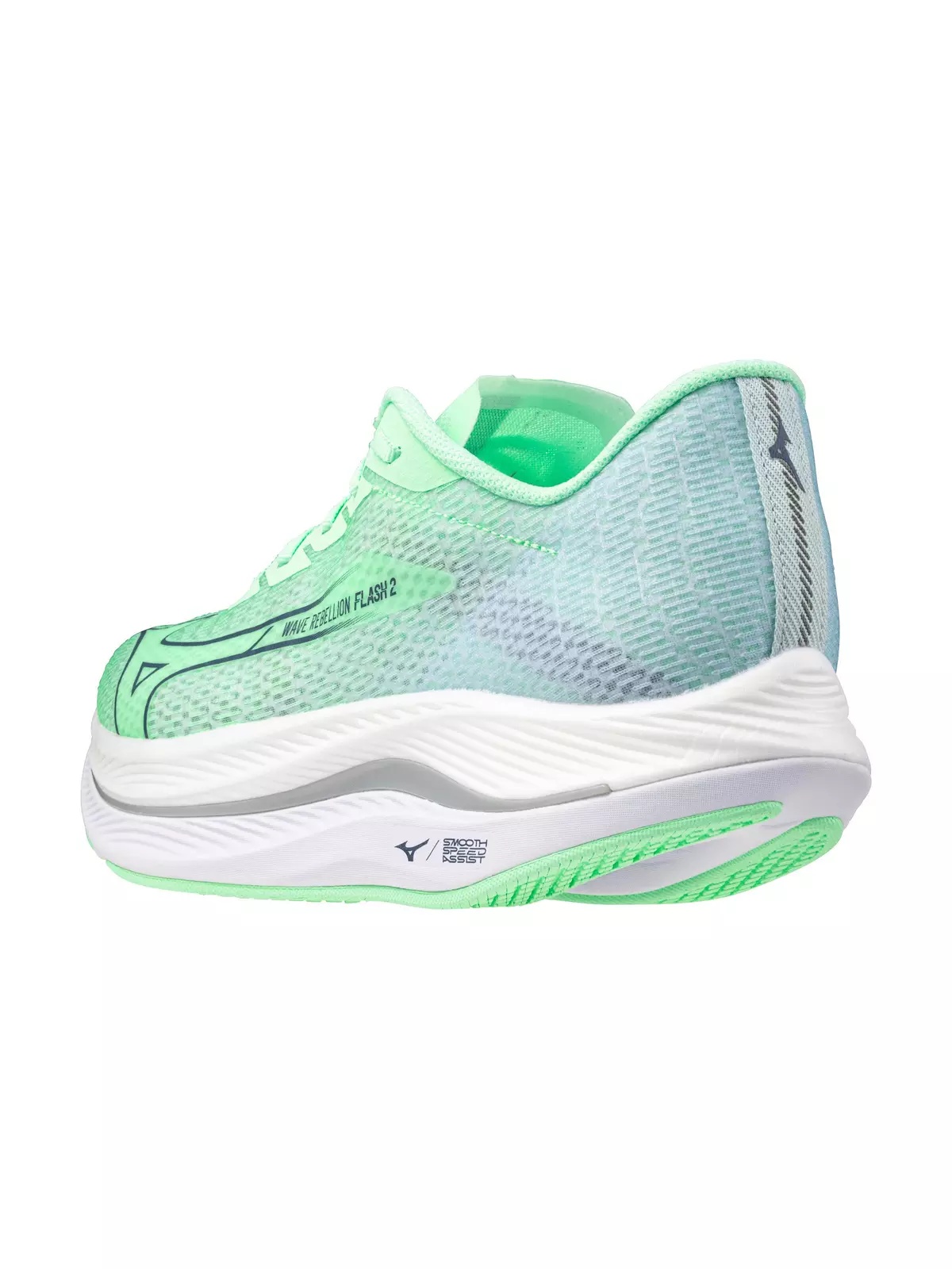 Wave Rebellion Flash 2 "Neo Mint/Vintage Indigo" Men's Running Shoe - 4