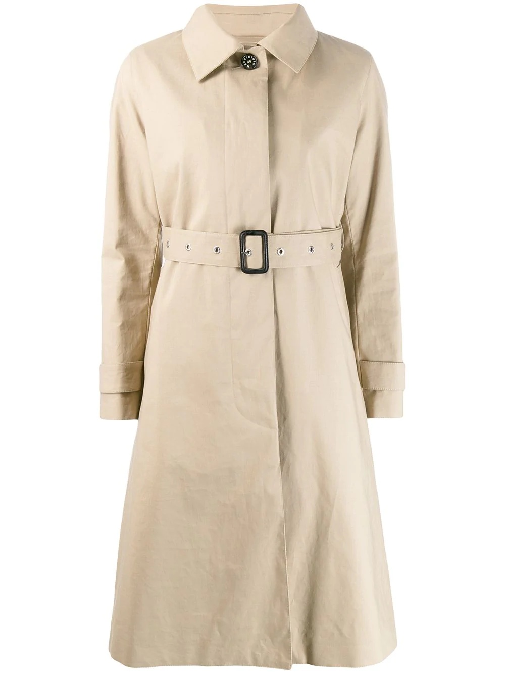 ROSLIN Fawn RAINTEC Cotton Single Breasted Trench Coat | LM-061FD - 1