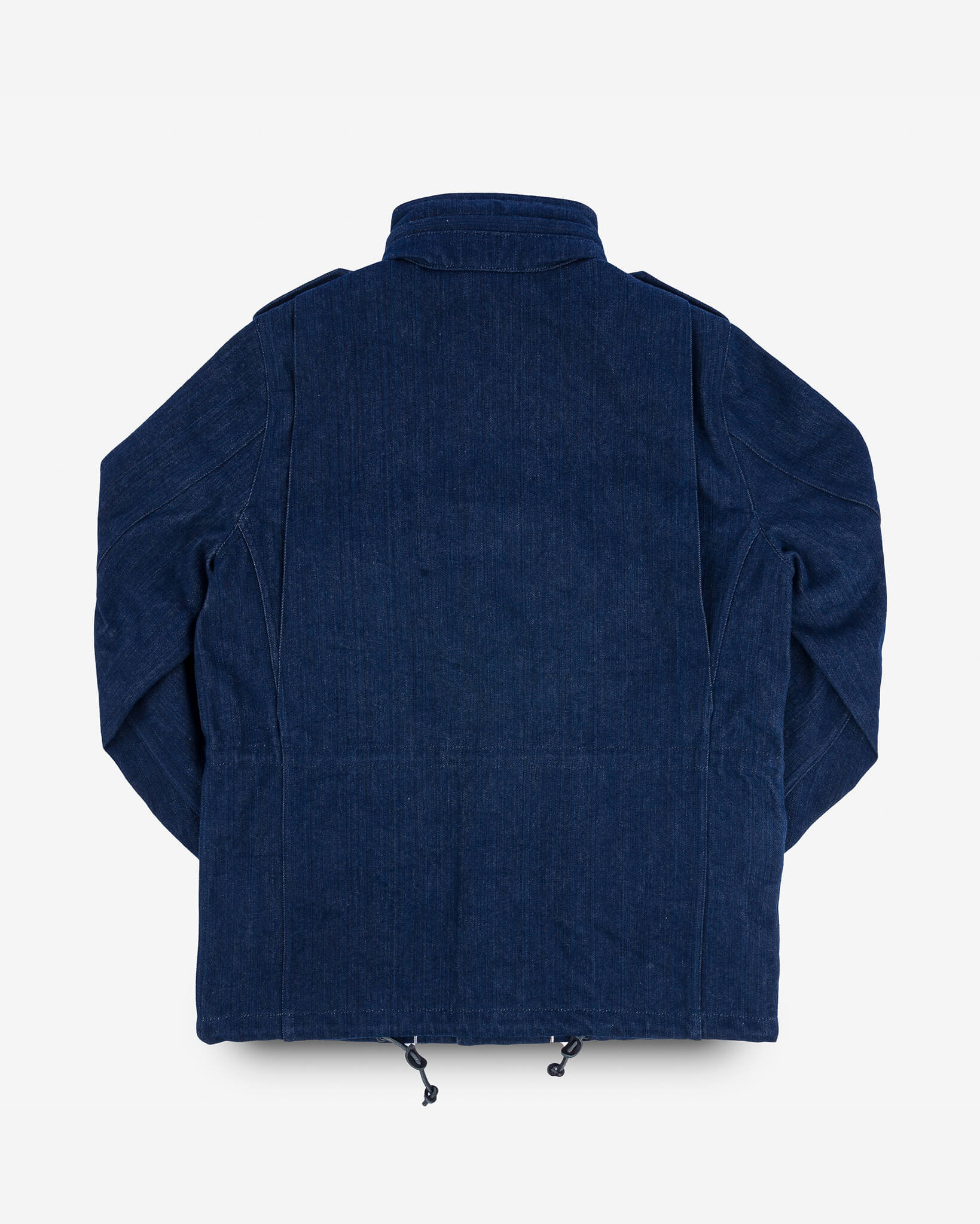 IHM-42-IND 16oz Natural Indigo Selvedge Denim M65 Field Jacket - 5