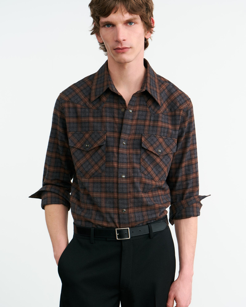 NILI LOTAN TRAVIS BUTTON UP SHIRT outlook