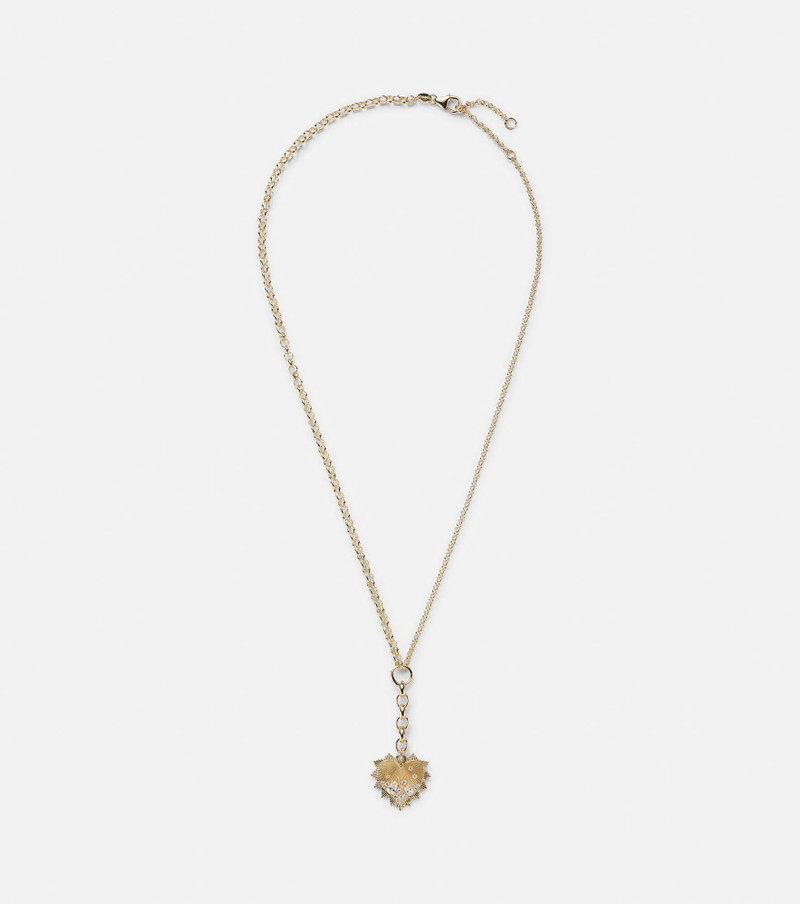Love 18kt gold necklace with diamonds 1
