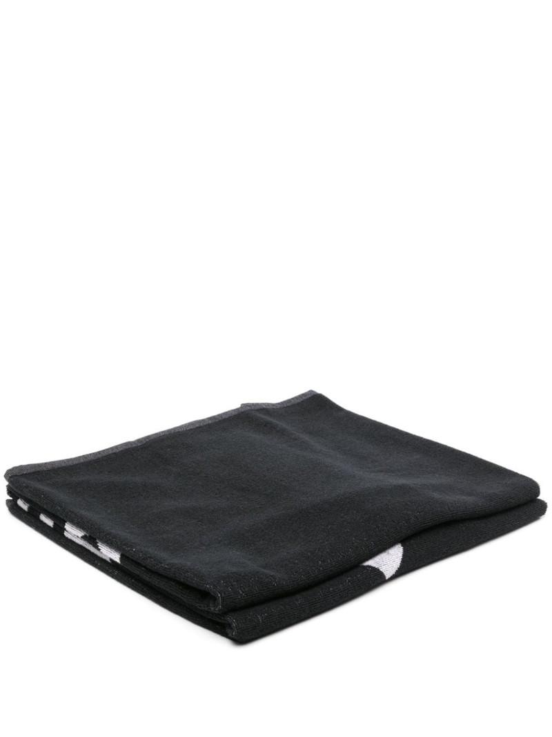 extra-large trefoil-jacquard towel (100cm x 170cm) 1
