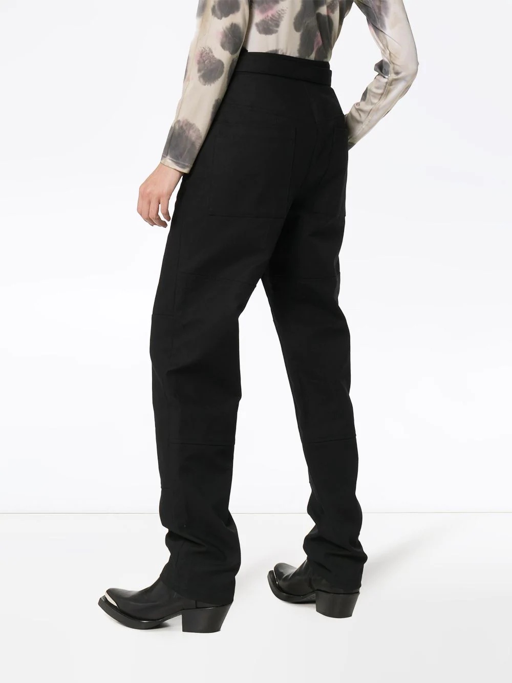 chino straight leg trousers - 4