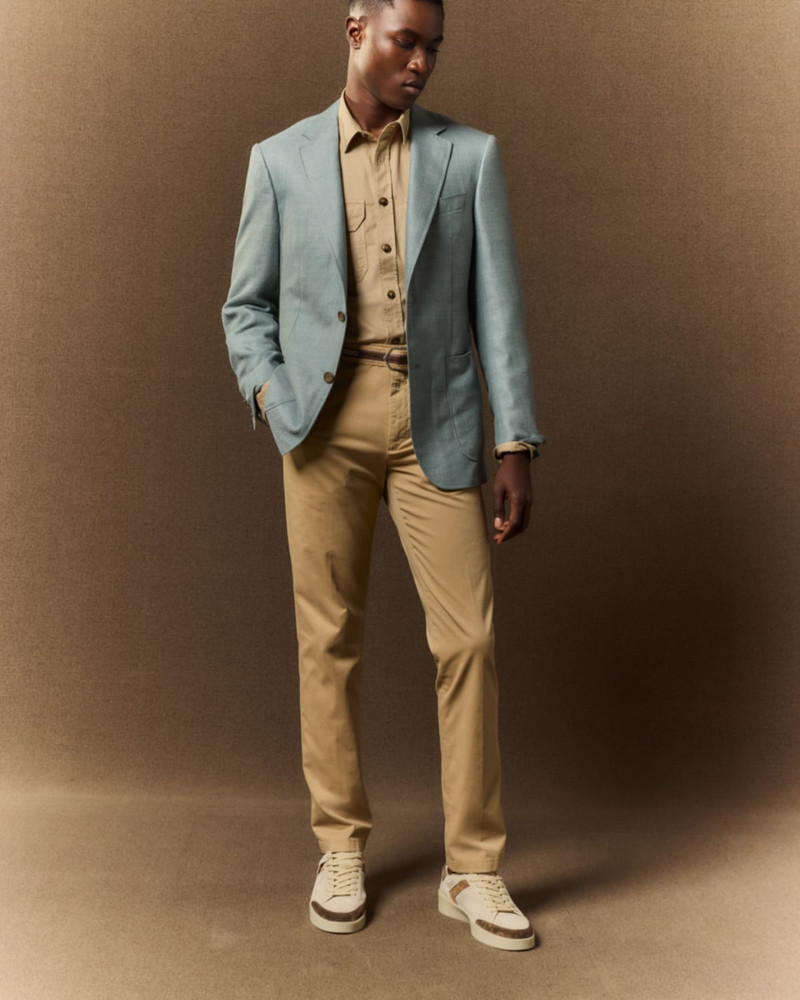 Canali Men's Wool-Blend Twill Blazer outlook