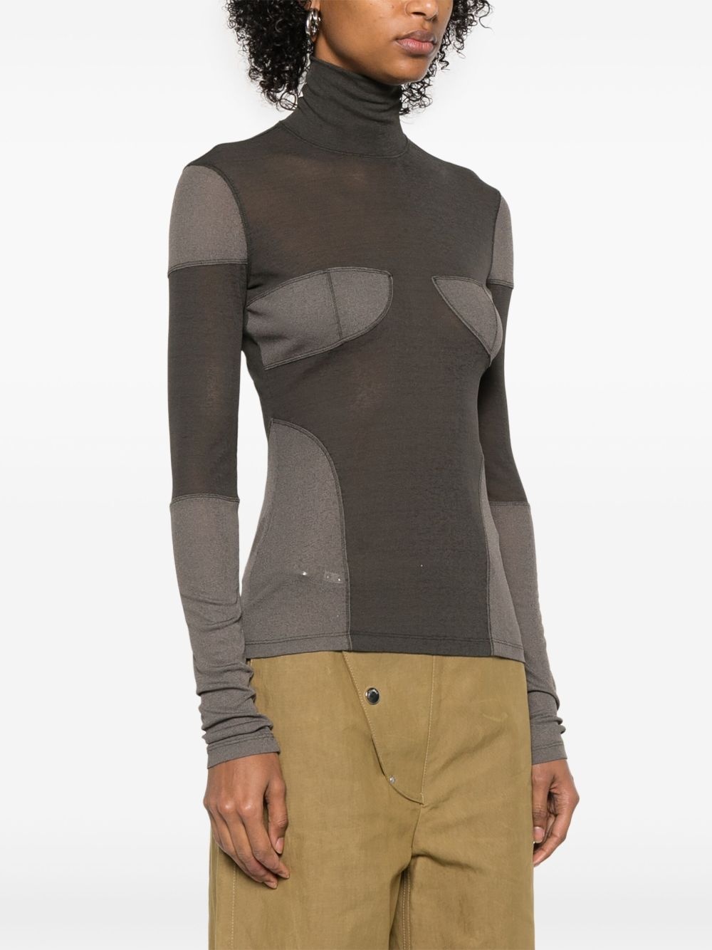 patchwork T-shirt - 3