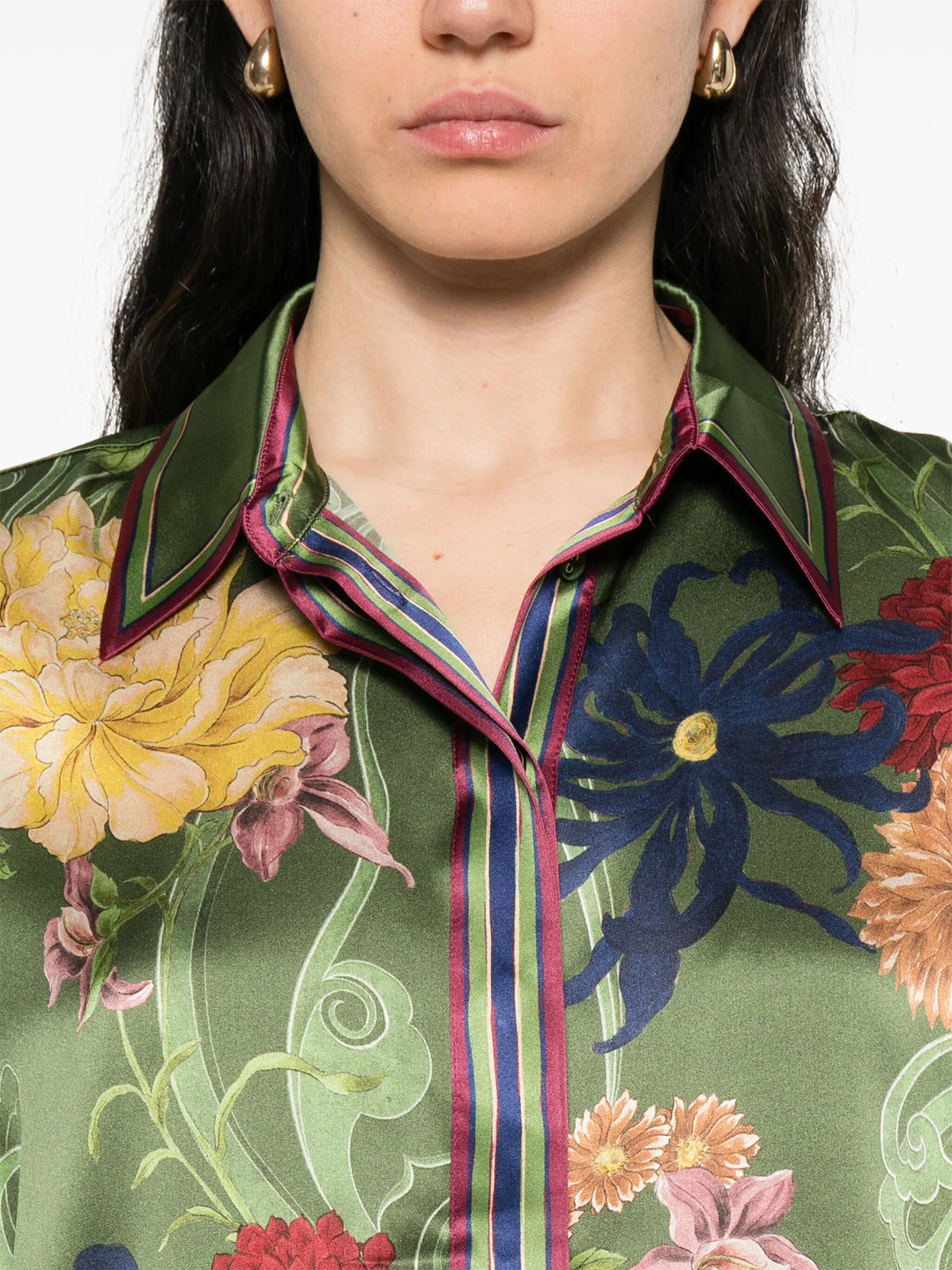 Avery Silk Shirt - 5