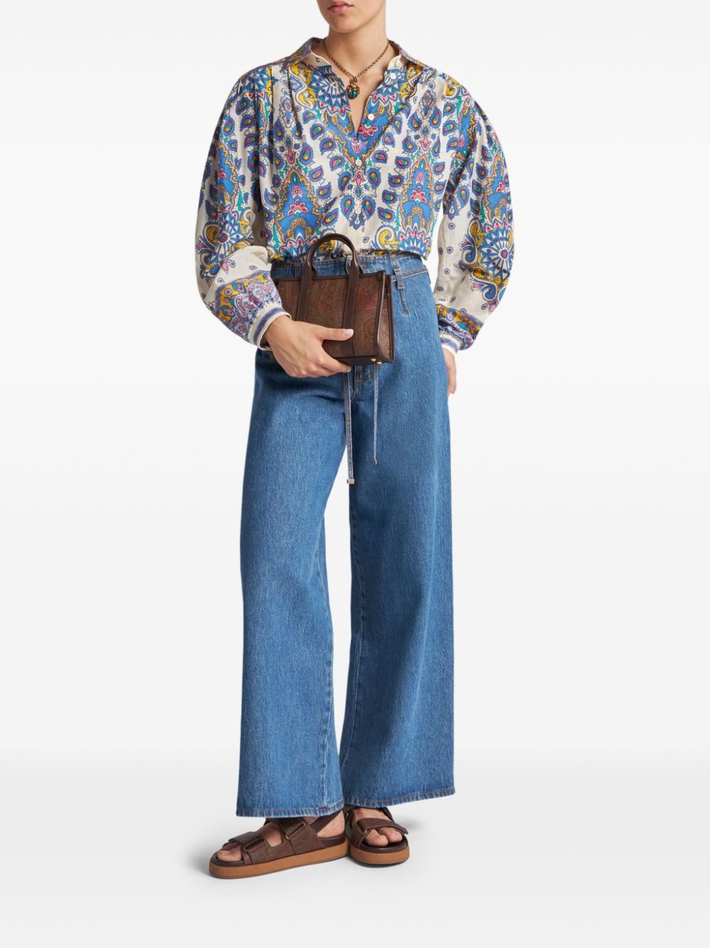 flared jeans - 2