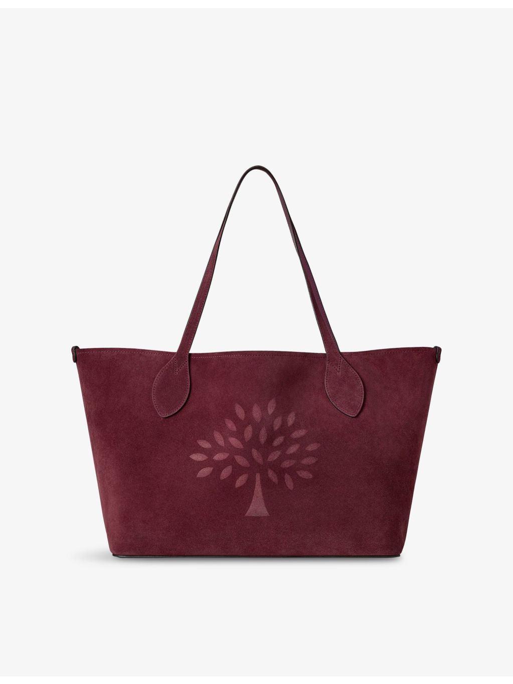 Small Tree Suede Tote Bag - 1