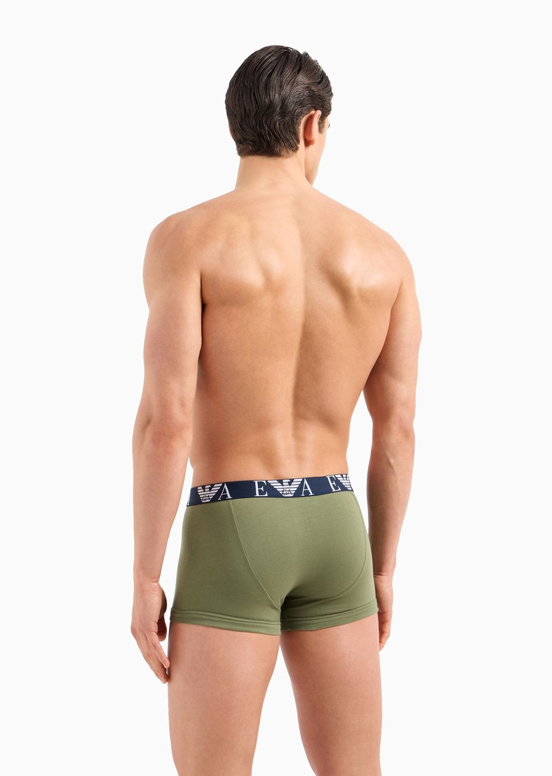 Three-pack of boxer briefs with bold monogram logo 3
