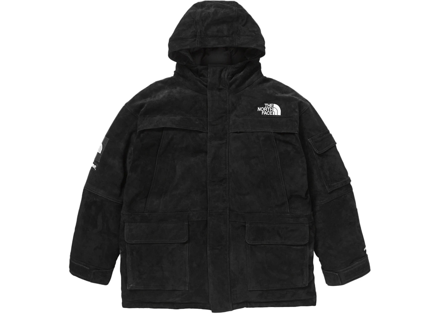 Supreme The North Face Suede 600-Fill Down Parka Black - 2