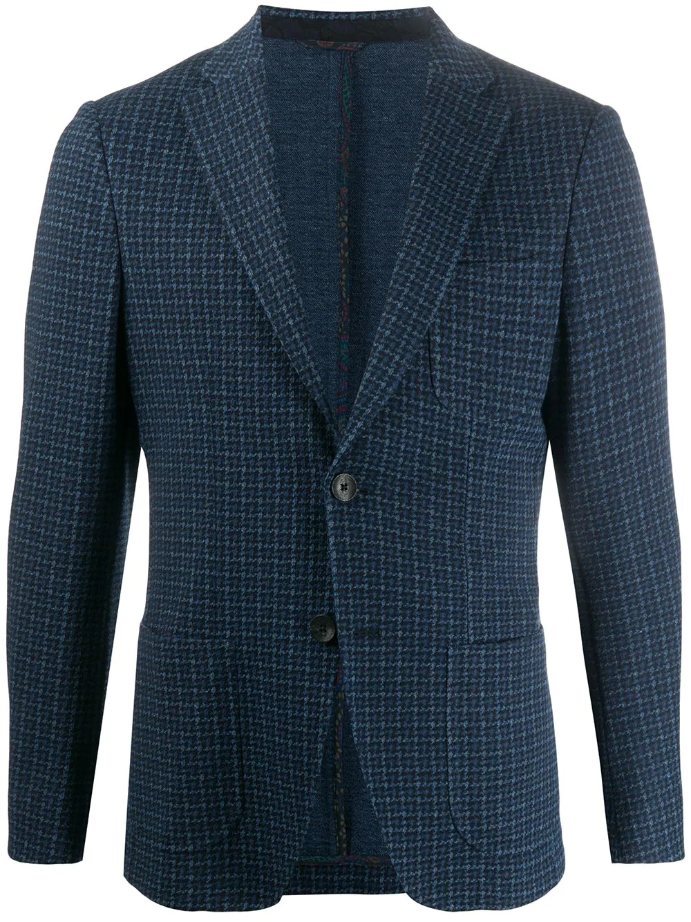 houndstooth check blazer - 1