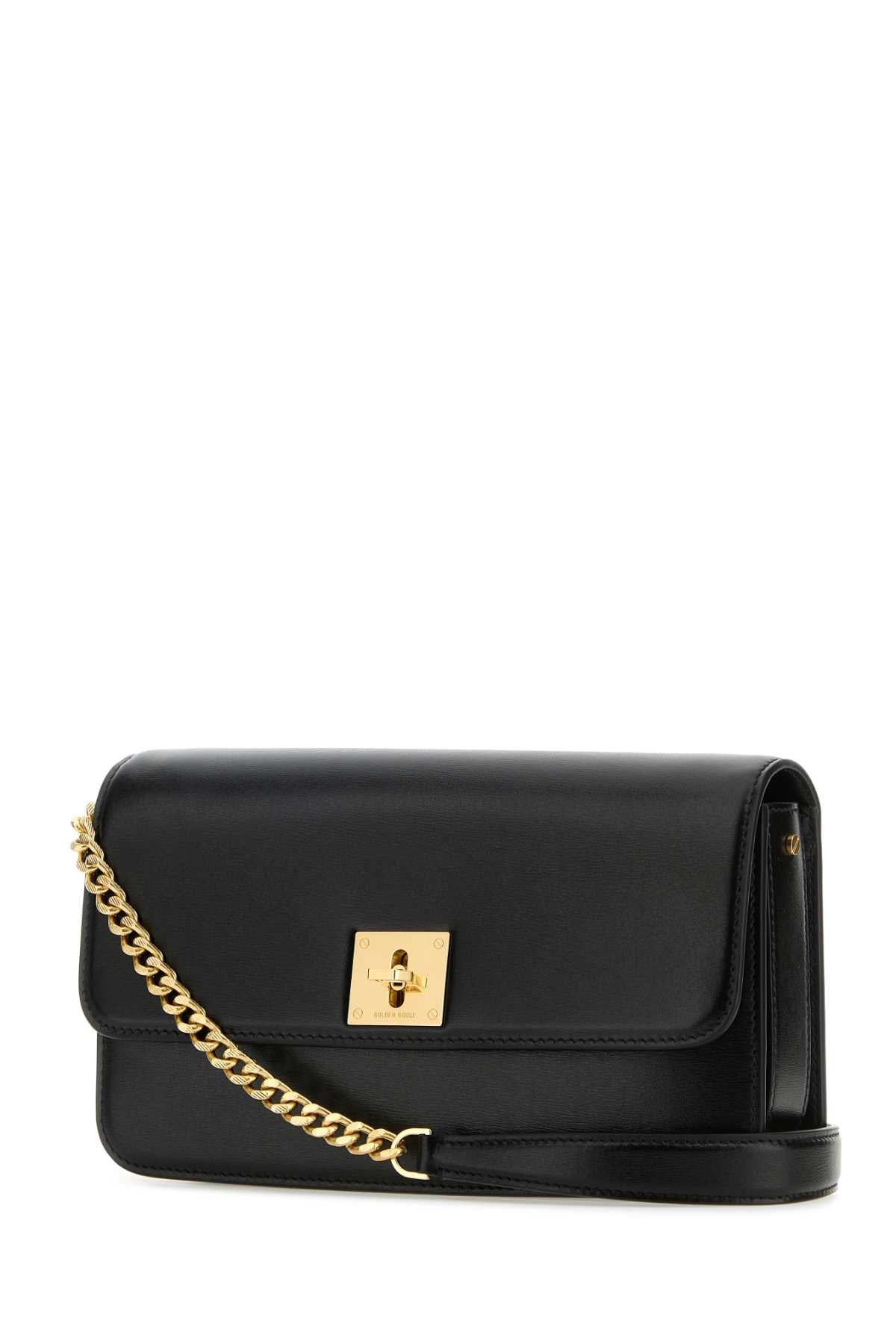 Golden Goose Deluxe Brand Women Black Leather Gioia Clutch - 2