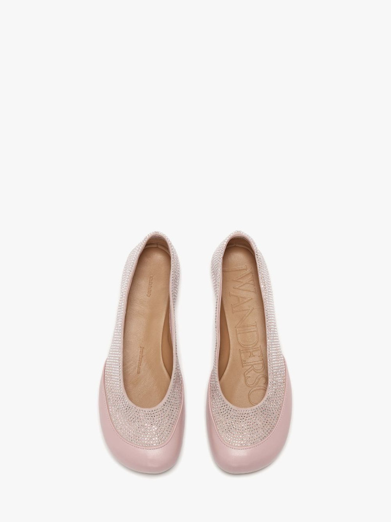 CRYSTAL BALLET FLATS 4