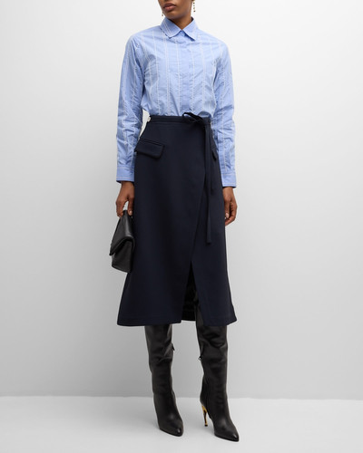 3.1 Phillip Lim Tie-Waist Faux-Wrap Midi Skirt outlook